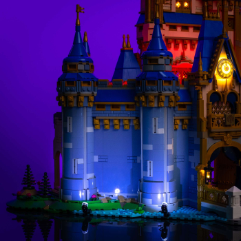 Preview: LMB 2.0 VERSION - LED-​Beleuchtungs-​​​Set für LEGO® Disney Castle #43222